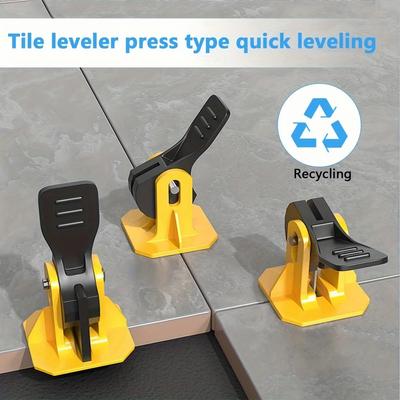 Ceramic Tile Leveling Kit Ceramic Tile Spacer Reusable Floor Leveling Adjustable Installation for Wall Flooring