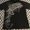 High Street Southpole Tricou Oversized cu Mânecă Scurtă pentru Femei Y2K cu Imprimeu Grafic Harajuku Gotic cu Gât Rotund Topuri cu Mânecă Scurtă