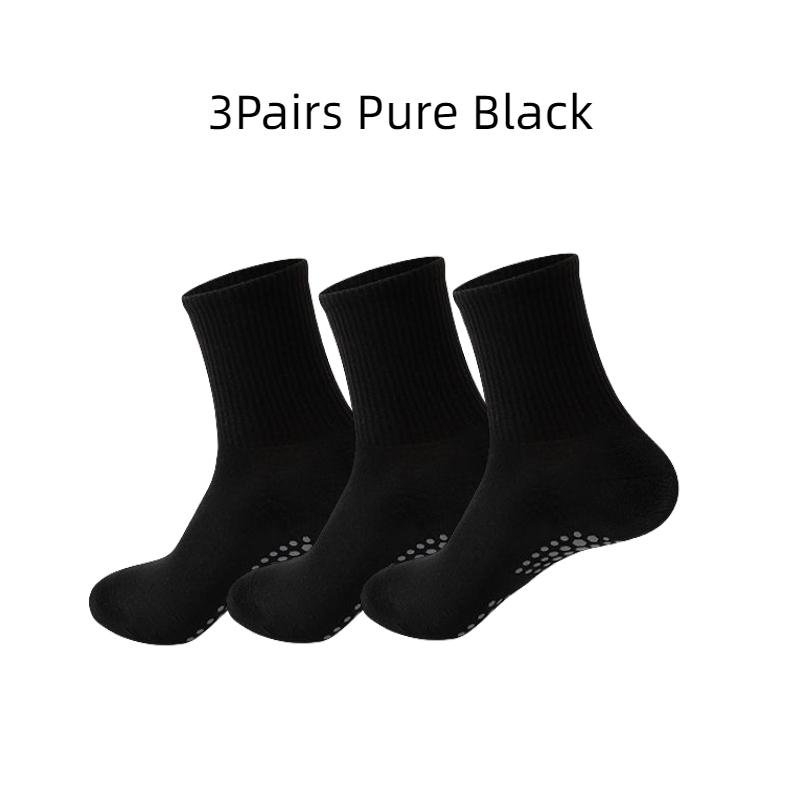 1/3P Sports Socks Yoga Cotton Mid-tube Bottom Professional Silicone Indoor Fitness Barre Socks Gym Dance Pilates Non Slip Socks