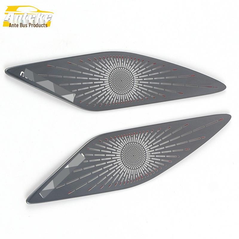 Golf 8 A-Pillar Speaker Cover & Center Console Audio Panel Stickers