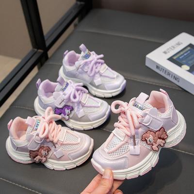 Summer New Style Girls Comfortable Soft Sole Cartoon Wear-resistant Sports Casual Shoes