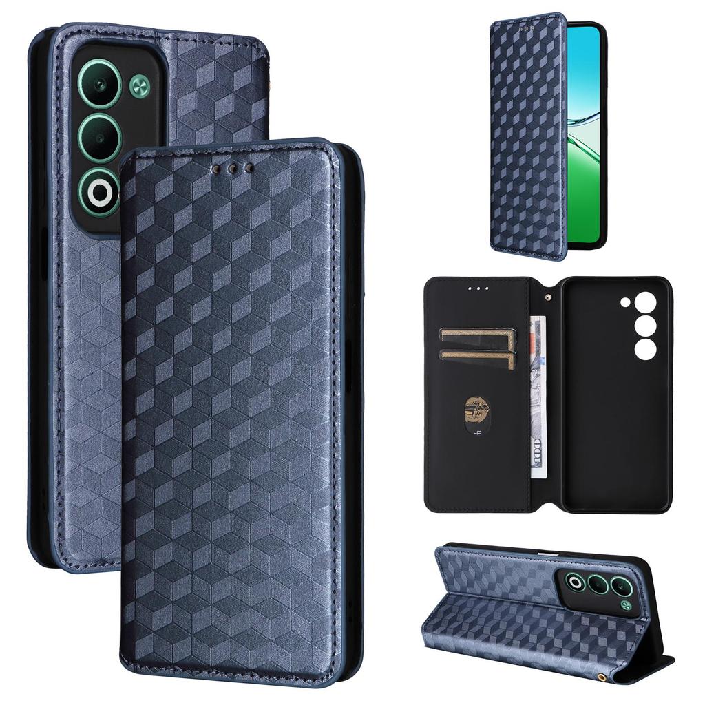 Flip Cover for OPPO A5 PU Leather Full-Body Protection With [RFID Blocking] Shockproof Durable Retro Phone Case