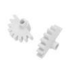 2 Pcs Mini Split AC Grille Gear Reinforced Part 9319292014 Air Conditioner Heater Grille Gear Reinforced Part White