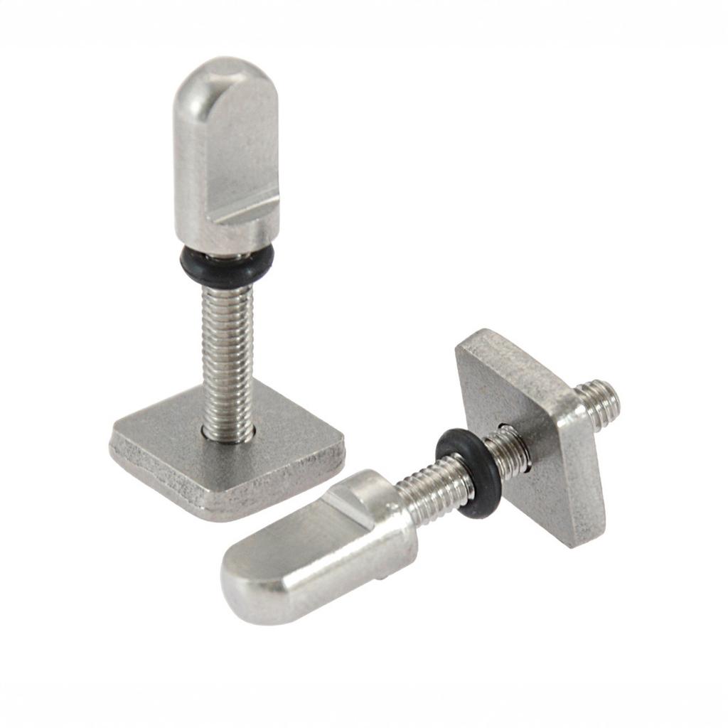 2 PCS Surfboard Tail Fin Screws 316 Stainless Steel  Wakeboard Longboard Replace Screws Surfing Accessories