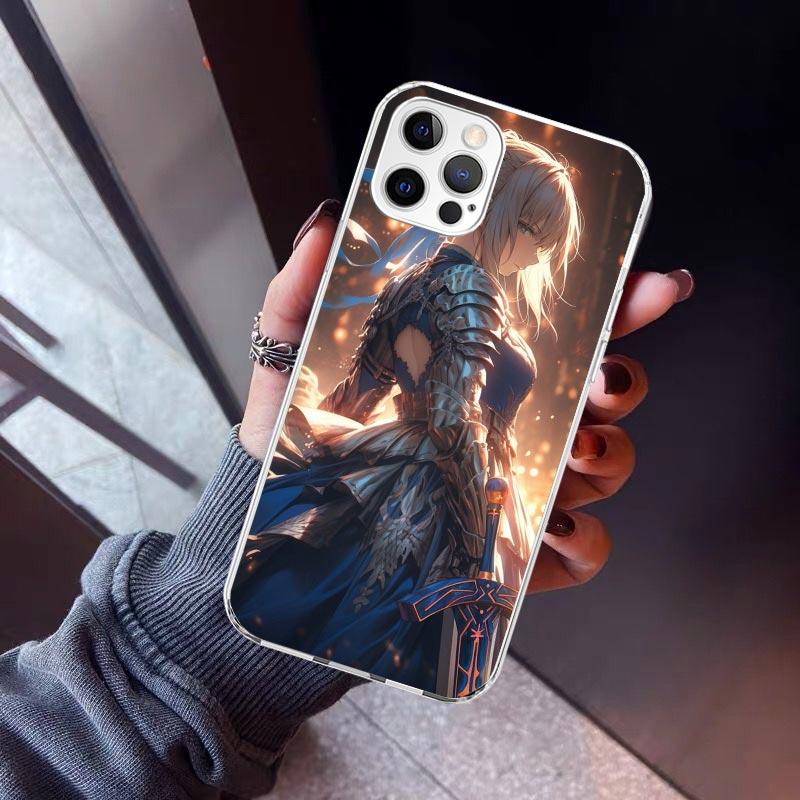 Fate Zero Stay Night Archer Phone Case For iPhone 17 Air 11 13 Mini 14 15 Plus 16 12 Pro Max 16E SE 7 8 Pattern Soft TPU Back Co