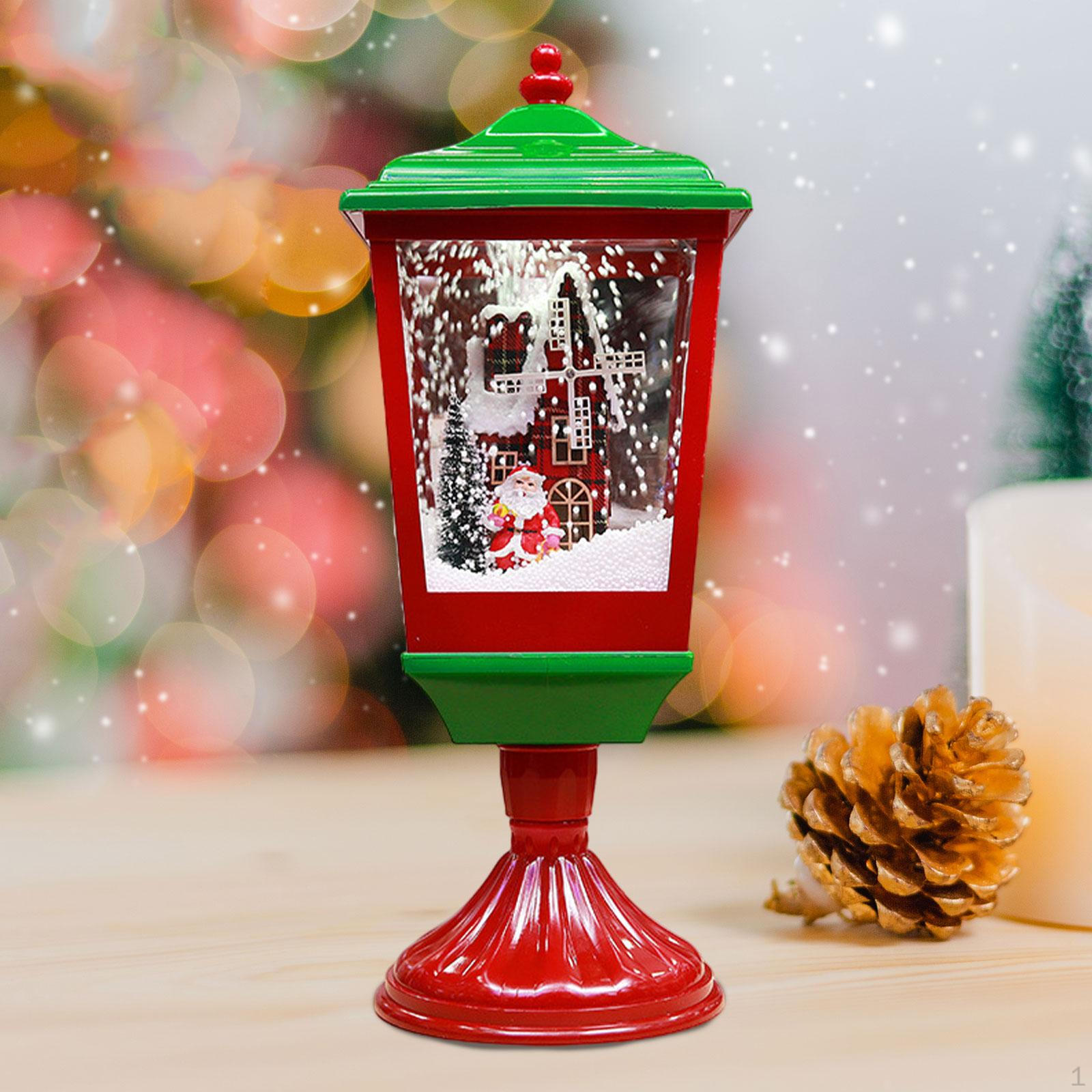 

Рождественский снежный шар, фонарь, украшение, музыкальная шкатулка, настольная фигурка, подарок, снежный ночник Style A