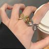 Geometric Flower Open Ring - Women's Versatile, Stylish, Niche Index Finger Jewelry