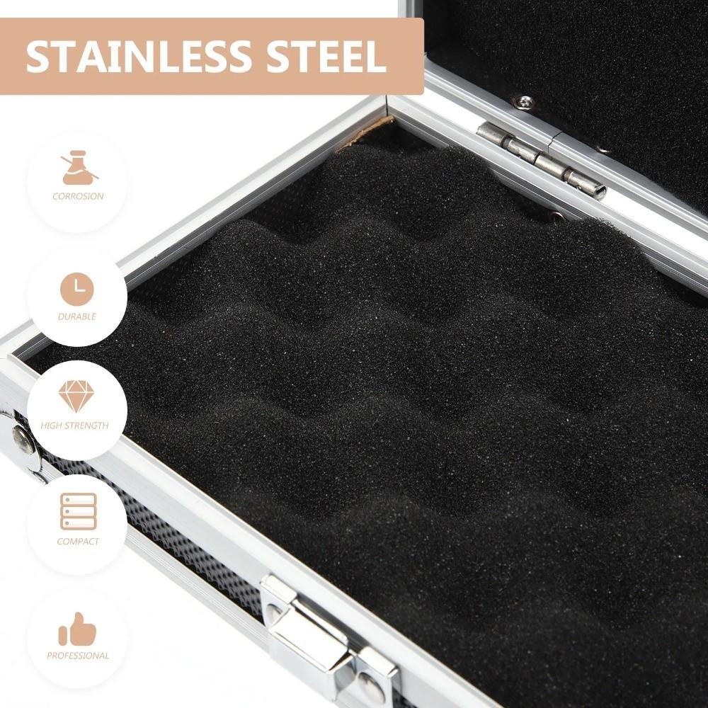 Stoßfeste Aluminium-Zink-Zinklegierung Werkzeugkiste Schlagfeste Bargeldaufbewahrungsbox Schmuckaufbewahrung