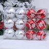 12Pcs Christmas Baubles for Christmas Tree Hanging Ball Ornament for Wedding Winter Holiday Party Table Centerpieces