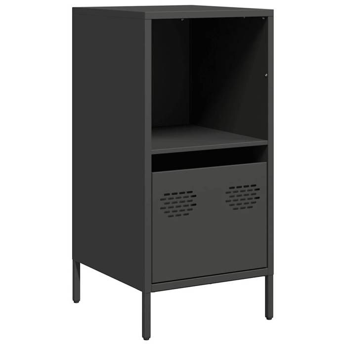VidaXL Black Buffet 35x39x73.5 Cm Cold-Rolled Steel, Storage Furniture, Kitchen Storage Furniture, Furniture 851352