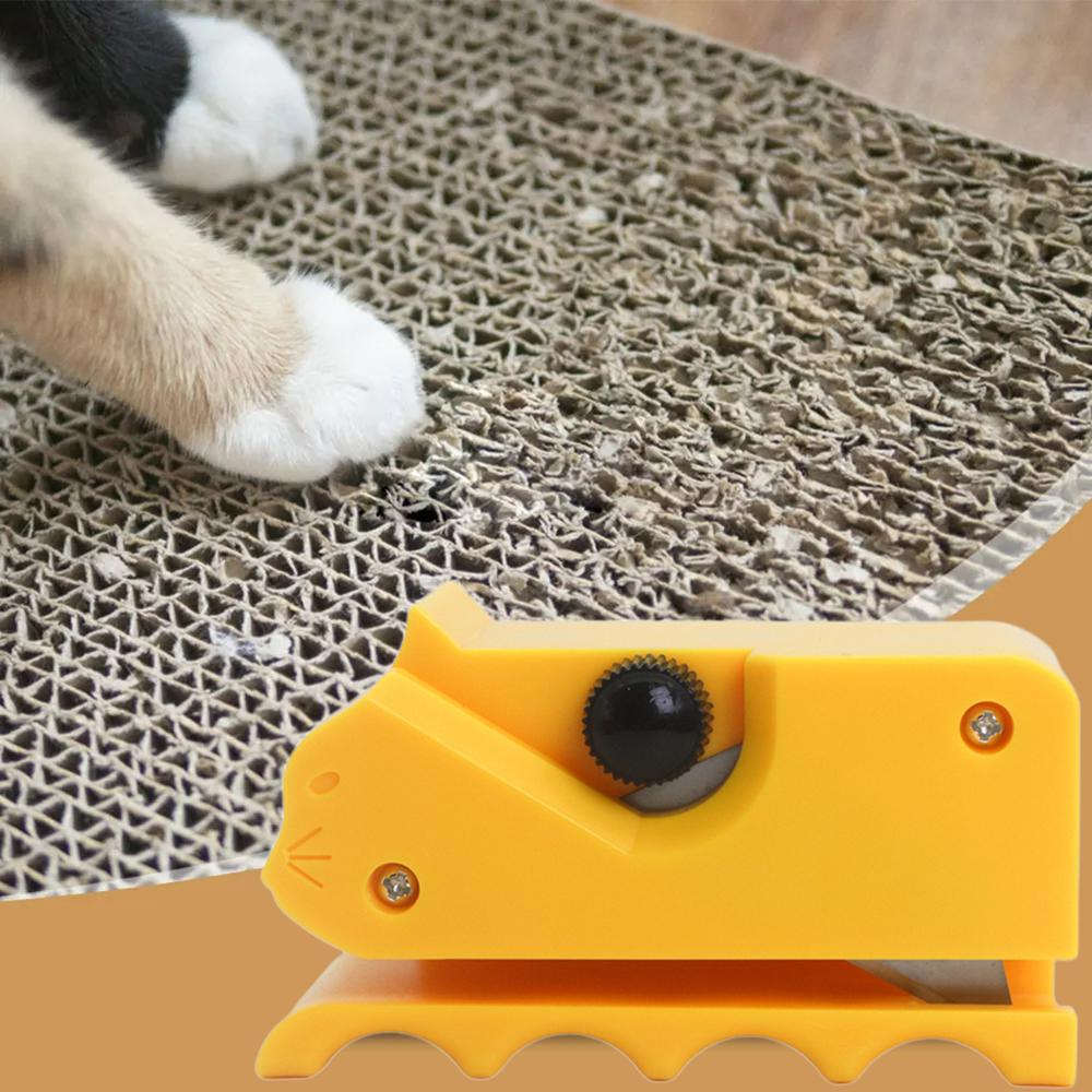 New Cardboard Cutting Machine Homemade Cardboard Cutter for Cat Scratchers Strip Stripper Plastic Handicraft DIY Tools