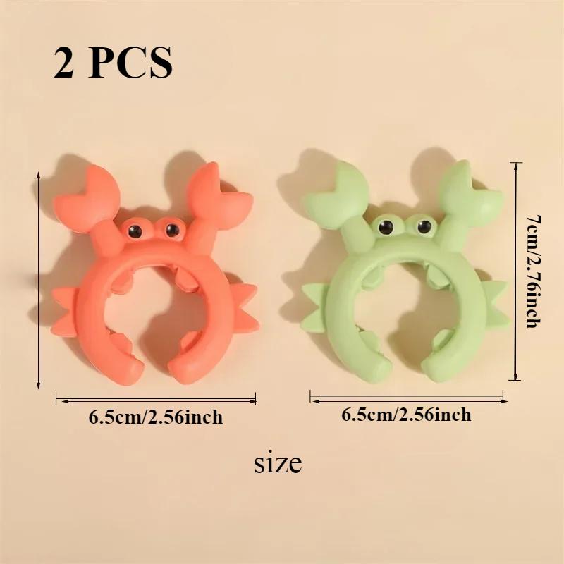 

Силиконовые держатели для лопаток, антиожоговые зажимы для кастрюль с переливом, подставка для ложек, регулируемые маленькие держатели для крабов, кухонные гаджеты