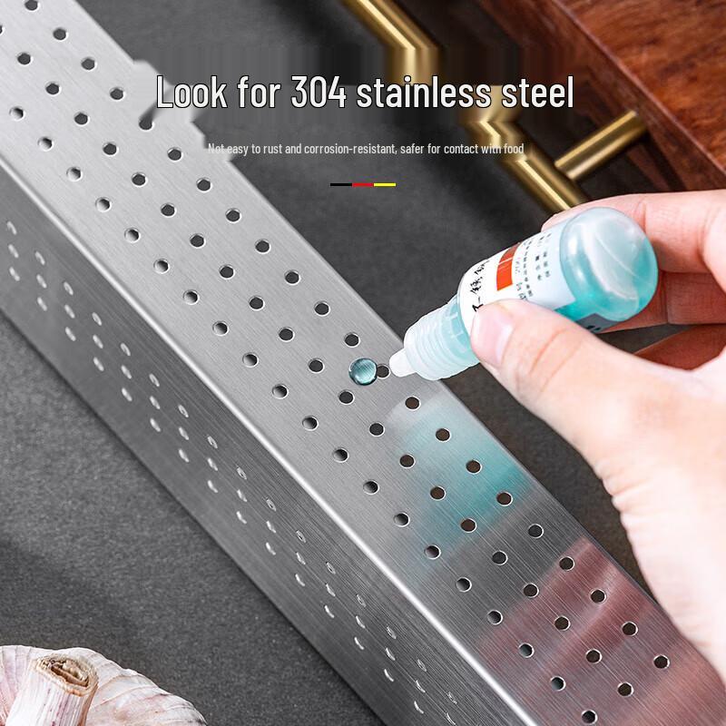 FATTBAO 304 Stainless Steel Chopstick & Utensil Drainer