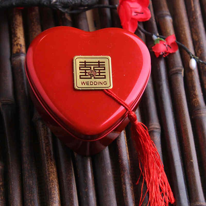 Chinese Style Wedding Candy Tin Box