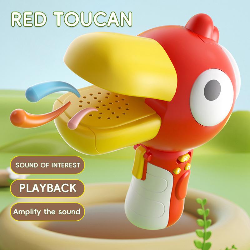 Creative Voice Changer Big Mouth Bird - Outdoor Prank & Early Education Speaker Toy for Kids
