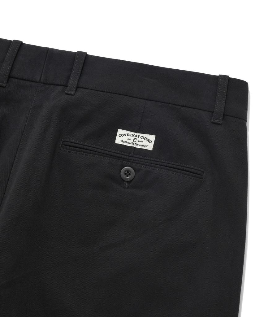 COVERNAT Standard Fit Chino Pants Black