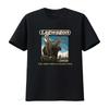 Lagwagon La Terza Volta È Quella Buona Tour Maglietta Stile Vintage Con Alce a Cavallo con Sigaro vintage Lavata Versatile streetwear