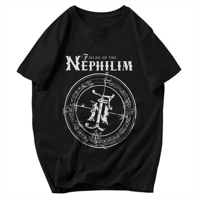 Men T Shirt Fields Of The Nephilim Dawnrazor Fans Gifts Idea Y2K Graphic Crewneck Unisex Clothes T Shirts