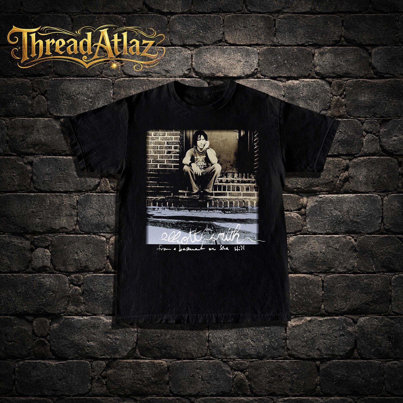 Elliott Smith Graphic Tee - Indie Music Unisex T-Shirt S