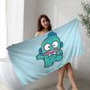 H-Hangyodon Anime Beach Swimming Towel Soft Absorbent Washcloth Children's Gifts for Kids Travel Camping Gym