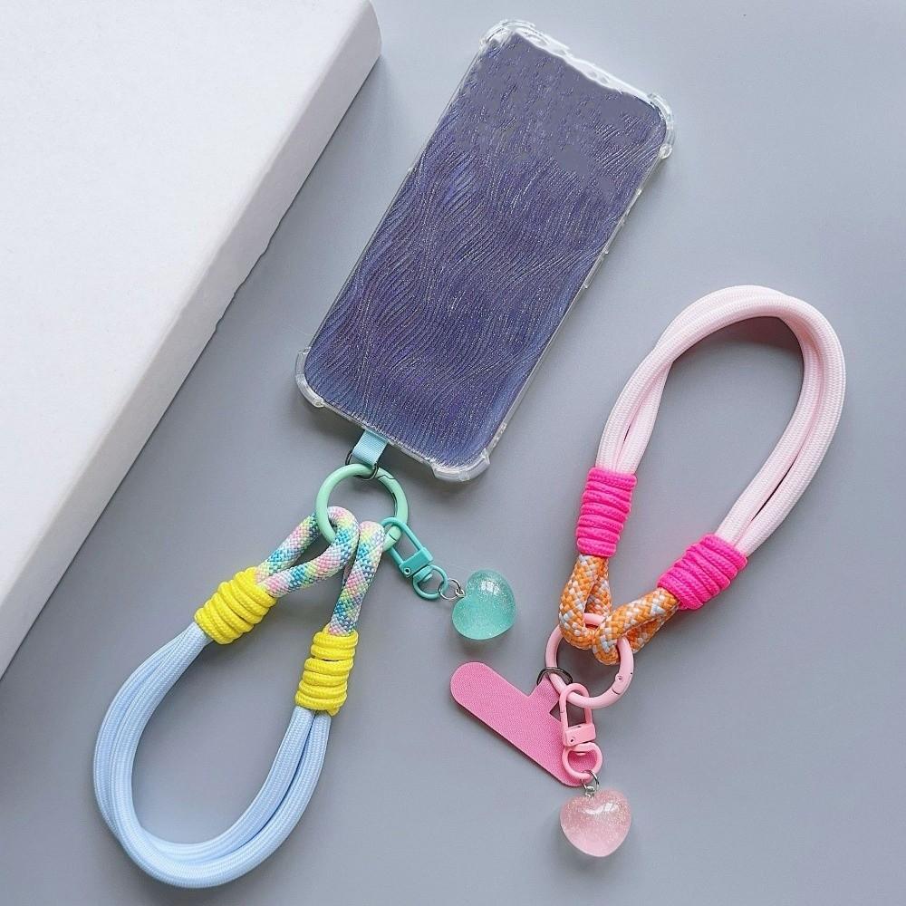 Detachable Mobile Phone Strap Love Keychain Mobile Phone Charm Mobile Phone Lanyard  Lanyard Patch