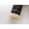 1pcs Woman's Fashion Thick Warm Faux Shearling Jacket Coat Vintage Long Sleeve Belt Hem Female Outerw