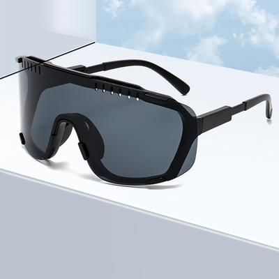 Nowe Okulary Rowerowe Outdoorowe Duża Oprawka Kolorowe Okulary Przeciwsłoneczne Anti-ultraviolet Modne Sportowe Okulary Męskie 9929