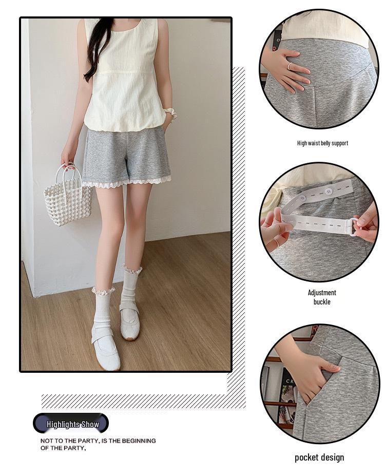 2026 Summer Maternity Ballet-Style Slimming High Waist Support Loose Shorts