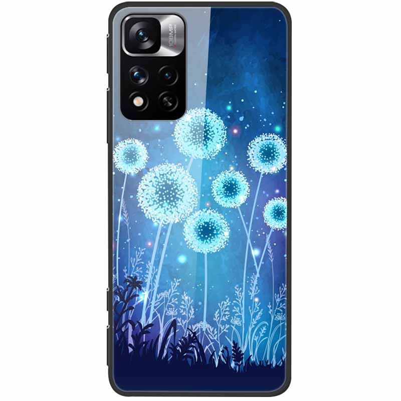 Tempered Glass Case For Xiaomi Redmi Note 11 Pro+ 5G Cover Hard Protective Funda for Redmi Note 11 Pro Plus 5G Soft Bumper 6.67