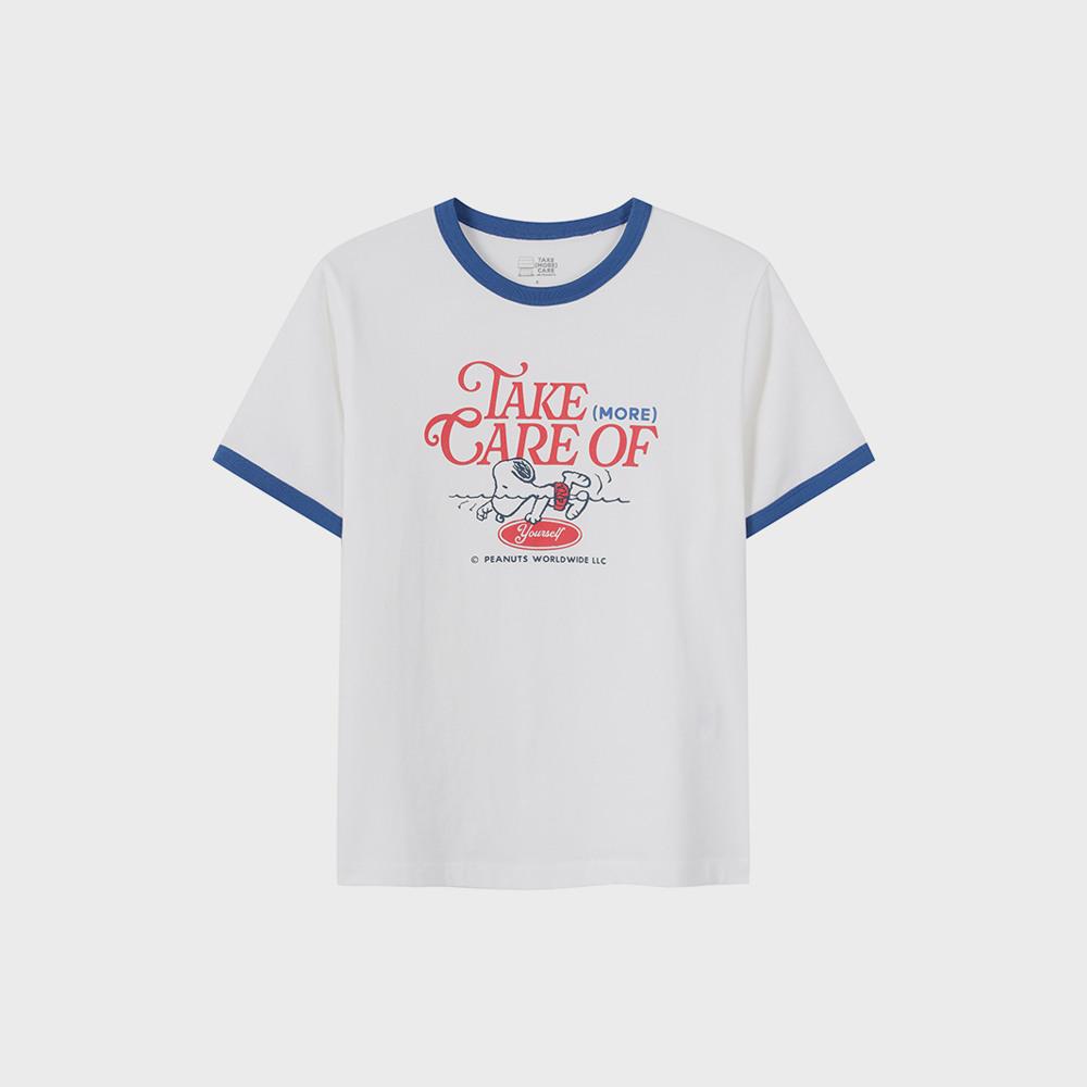 Top Ten Women'S) Cotton Collaboration Short Sleeve T-Shirt (Peanuts)_Msf2Ts2004