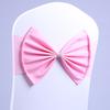 Premium Chair Sashes High Elastic Chair Back Bow Tie For Wedding Party Anniversaries Xmas Birthday Shower Decoration