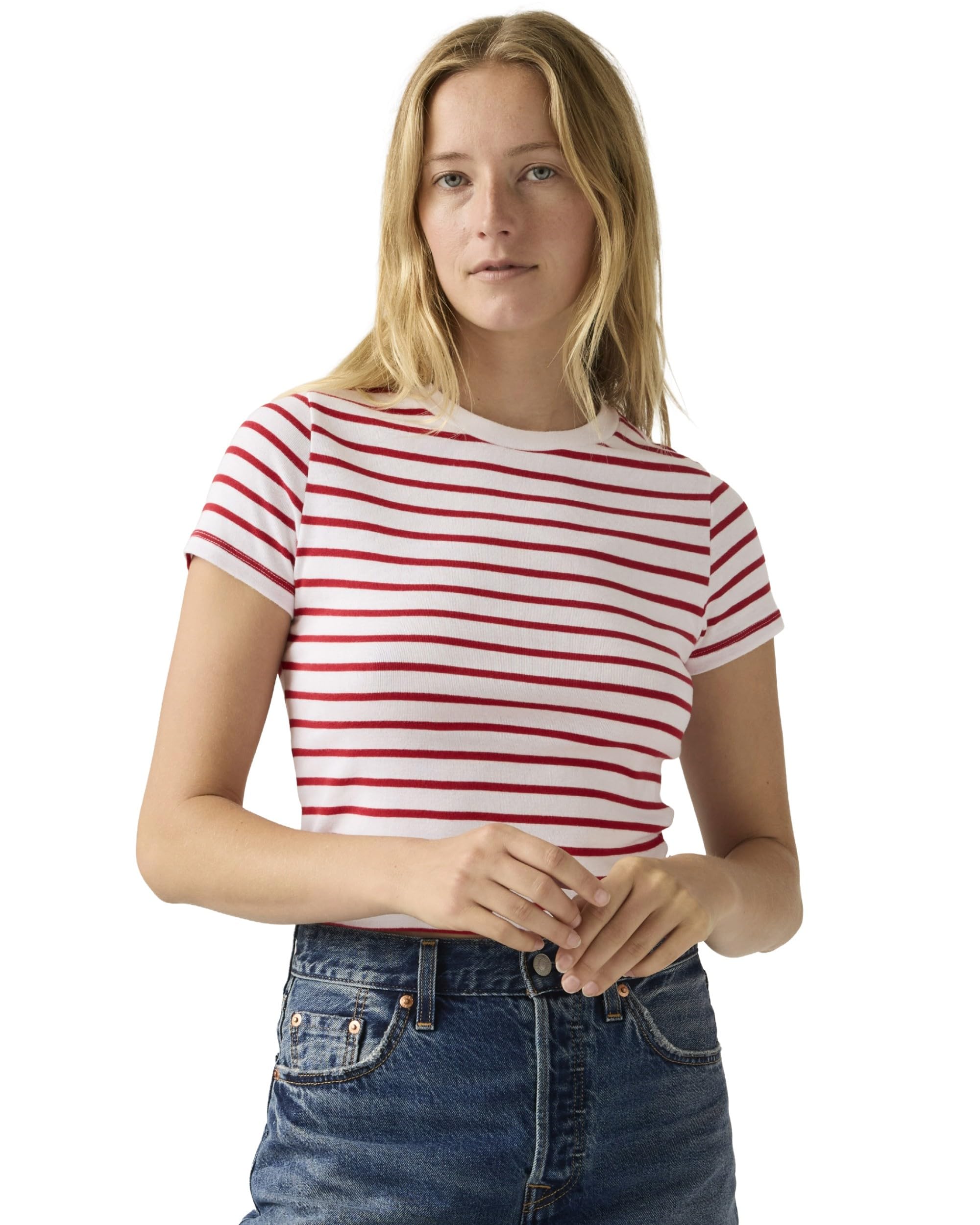 Levi s ESSENTIAL SPORTY TEE Short Sleeve Women s A7419-0042 US S