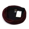 Universal chemistry Belted Wine Suede Beret Beret