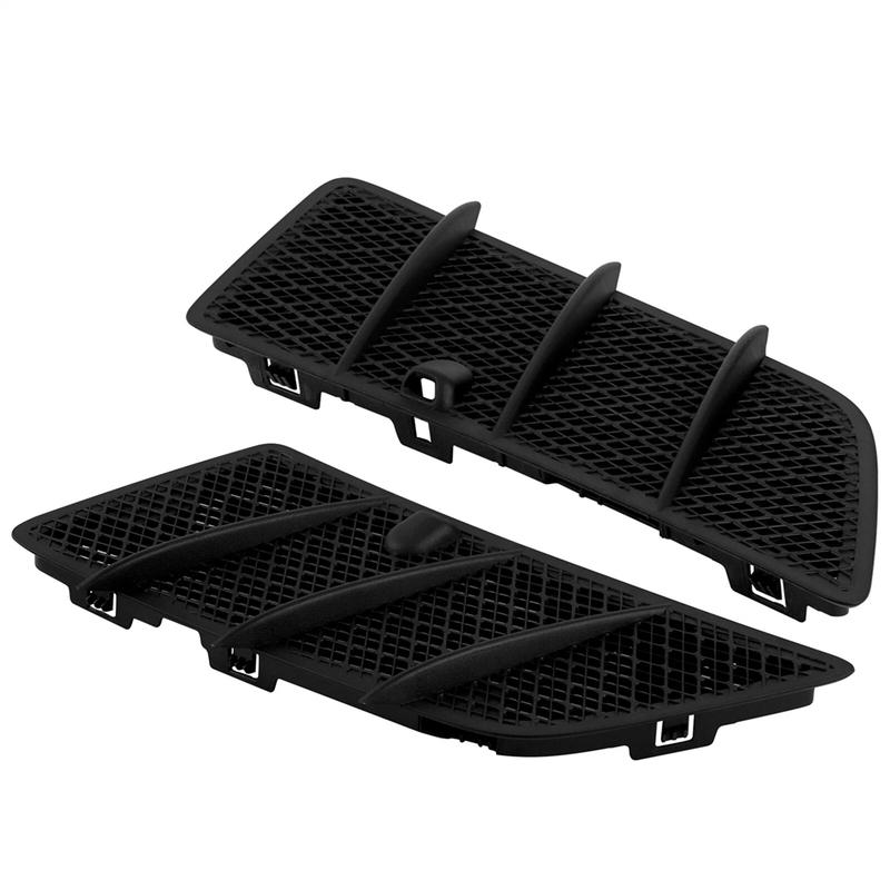 Pair Hood Vent Grille Covers Compatible with For Mercedes For Benz W164 ML GL Class 2008 to 2011 with OEM Numbers