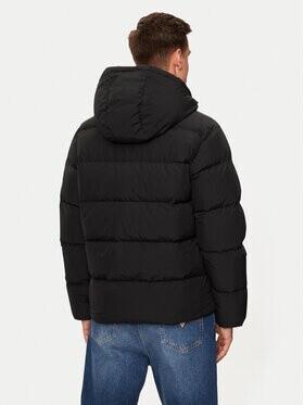 Winter Jacket Tommy Hilfiger Down Hooded Puffer Jacket Black