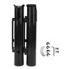 Fishing Rod Holder Bracket, Plastic Secure Fixed 2 Tube Fishing Rod Holder Rack, Portable Fishing Pole Holder, Tube Fishing Rod Pole Support for Motor