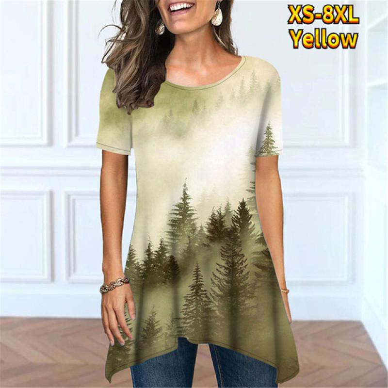 

Нова футболка 2023 р. Жіноча футболка з круглим вирізом і короткими рукавами, спортивний укорочений топ XS-8XL. 6XL