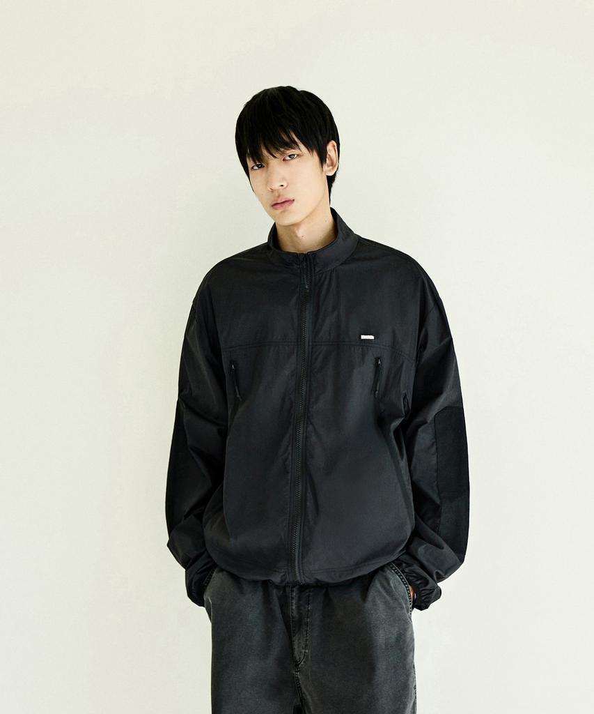 Fluke Aqe Light Hand Cover Windbreaker Jacket Black Fjk134