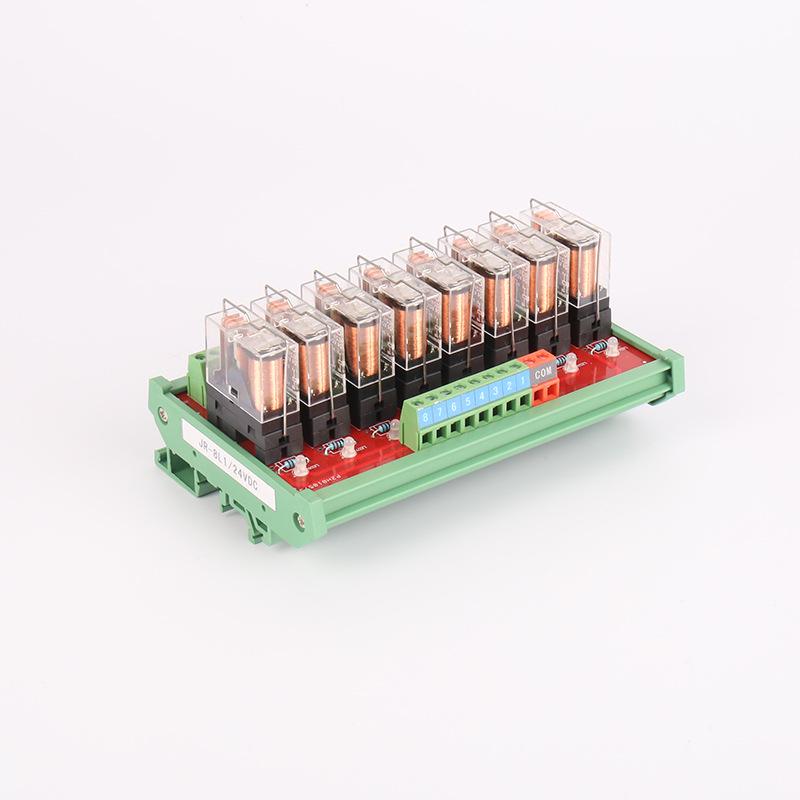 8-Way Relay Board: Compatible with Ohm Module, PLC Amplifier, JR-8L1/24VDC Output Module