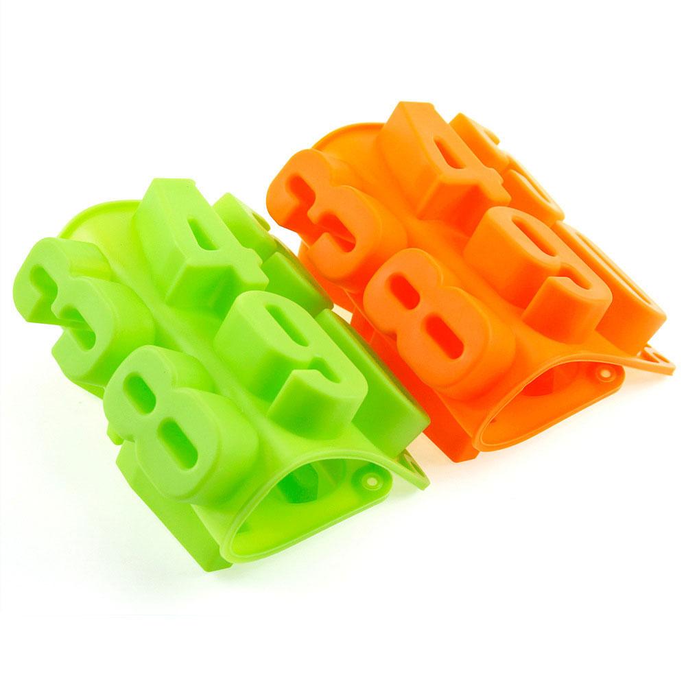 Silicone World Silicone Number Chocolate Mold DIY Cookie Candy Cake Mold Baking Pastry Mould Cake Decorate Kitchen Baking Tools