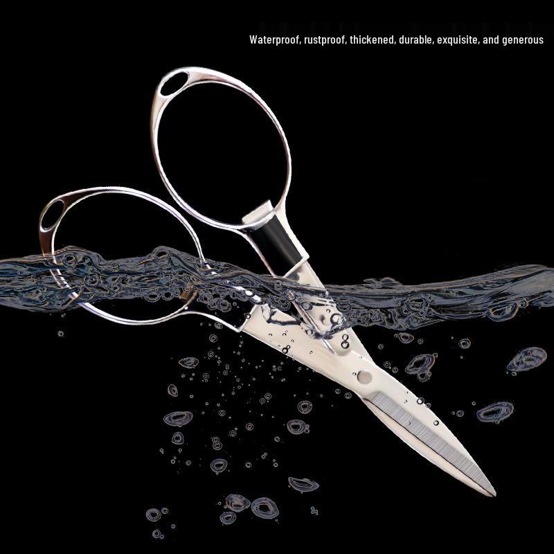 Lightweight Portable Stainless Steel Folding Travel Scissors & Nail Clippers for Daily Use