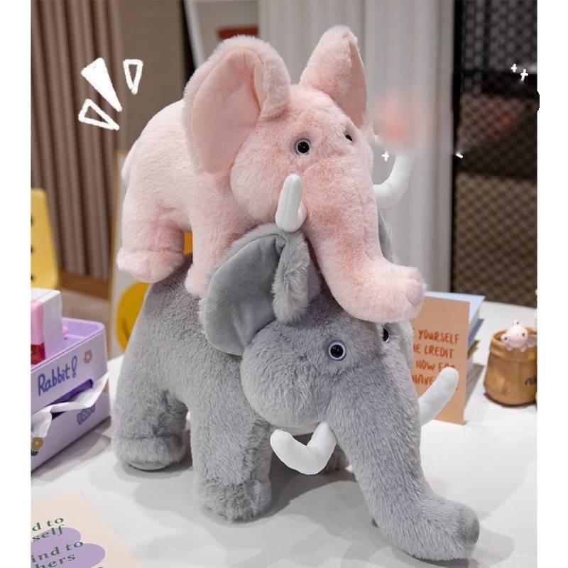 Adorable Plush Elephant Toy Stuffed Animal Cute Doll Perfect Birthday Gift Soft Hug Pillow