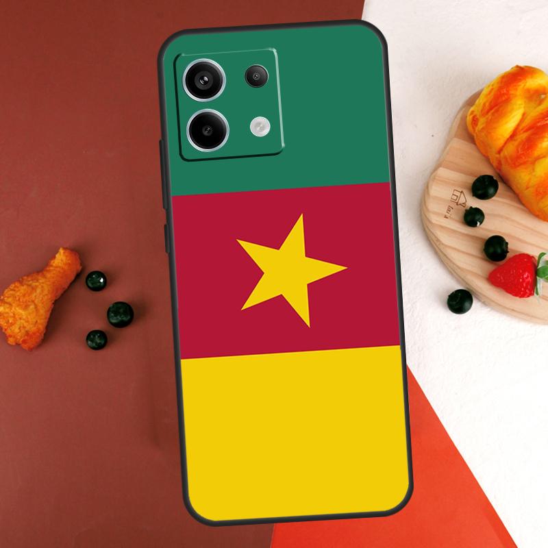 Republik Kamerun Flagge Hülle Für Xiaomi Redmi Note 13 14 Pro 9 10 11 12 Pro 10S 11S 12S Redmi 13C 10C 12C 14C Hülle