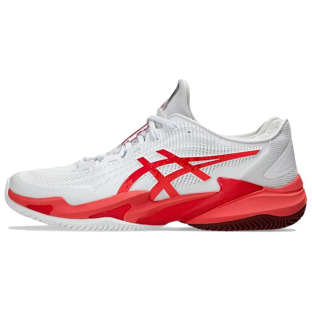 ASICS Court Ff 3 Novak Clay White Electric Red 1041A521-966