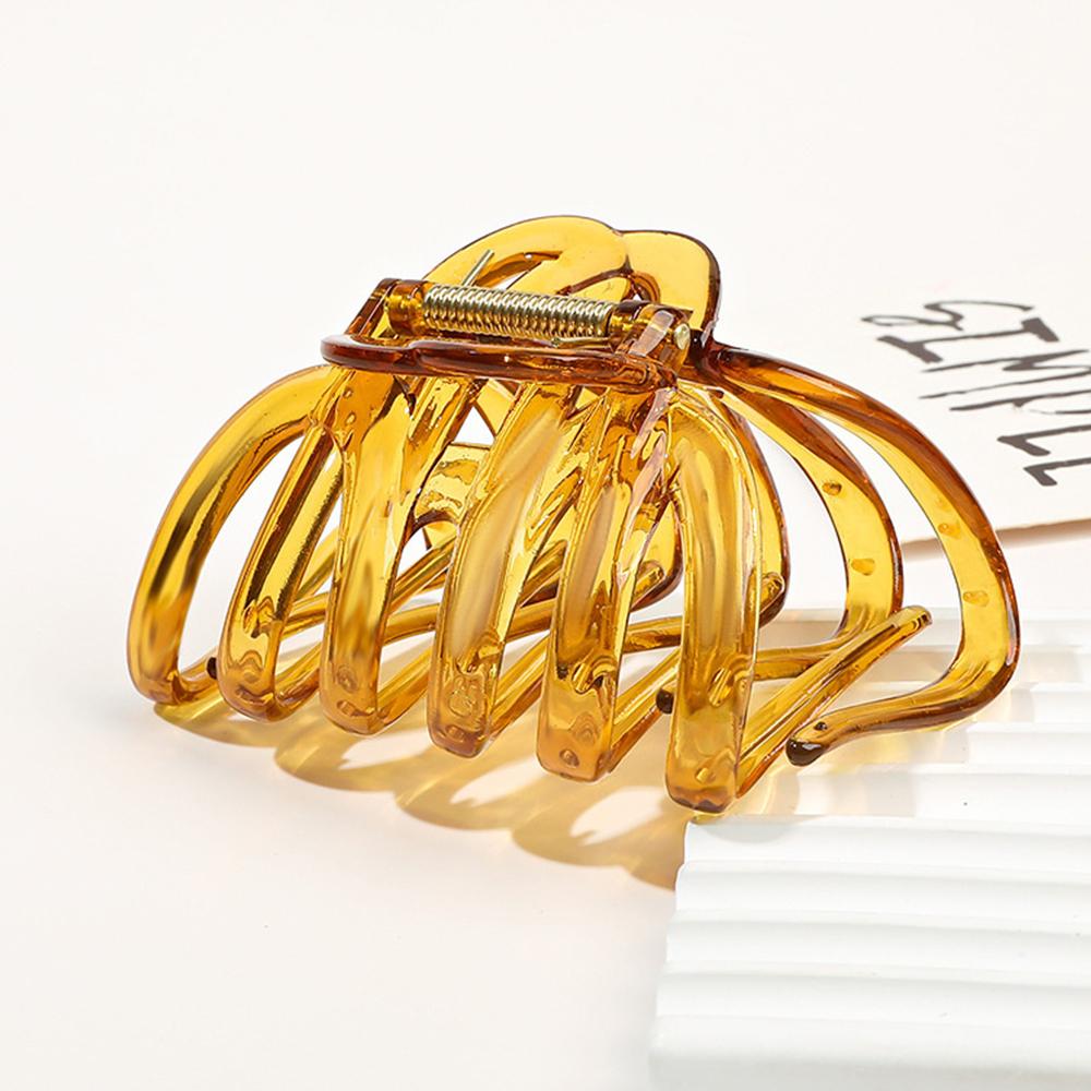 

Большие заколки для волос для девочек, черные акриловые заколки-крабы для волос, прозрачные женские аксессуары для волос, корейские головные уборы для укладки