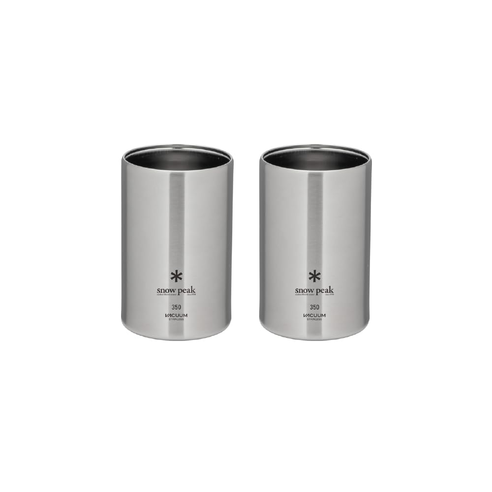 

Snow Peak Play Can Cooler Pair Set 350ml x 2 Camping Outdoor [Field Set] FK-307 серебряный