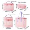 Large Capacity Mesh Cosmetic Bags INS Toiletries Storage Pouch Simple Visible Wash Handbag  Camping