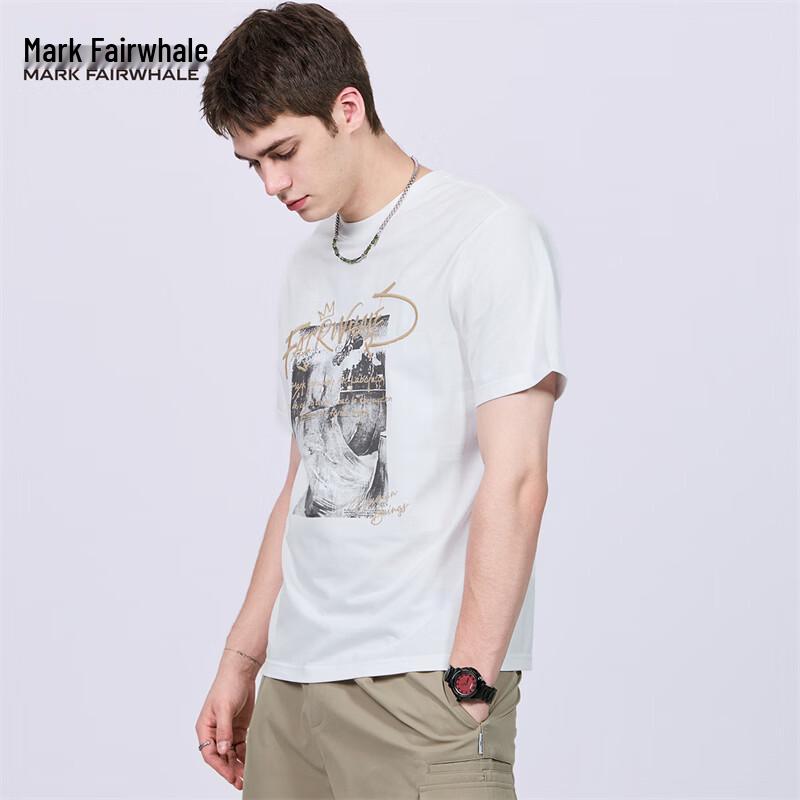 Mark Fairwhale Men s 7A Antibacterial Embroidered Round Neck Short Sleeve T-shirt 180/XL