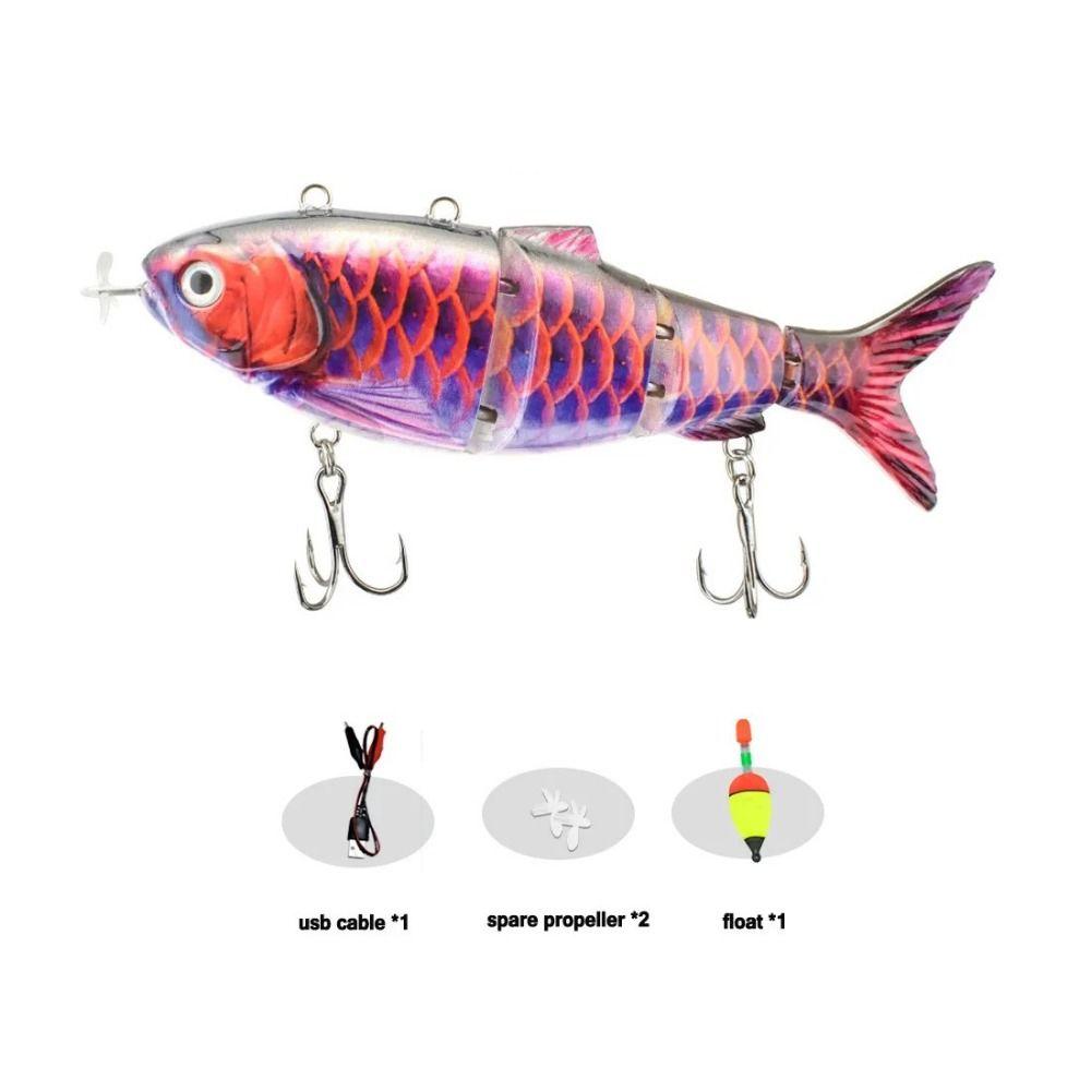 3D Fishing Baits Kit Automatic Swimming Swimbait Hard Fishing Lure  Freshwater Saltwater