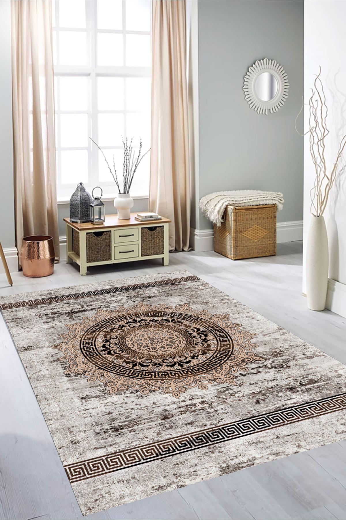 

MD-LİFE HOME Декоративный ковер на нескользящей основе с цифровой печатью MD5234